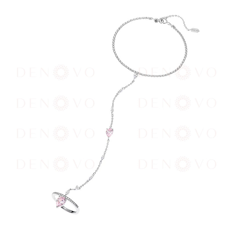 Brilliant Snoon Bracelet Chain Ring