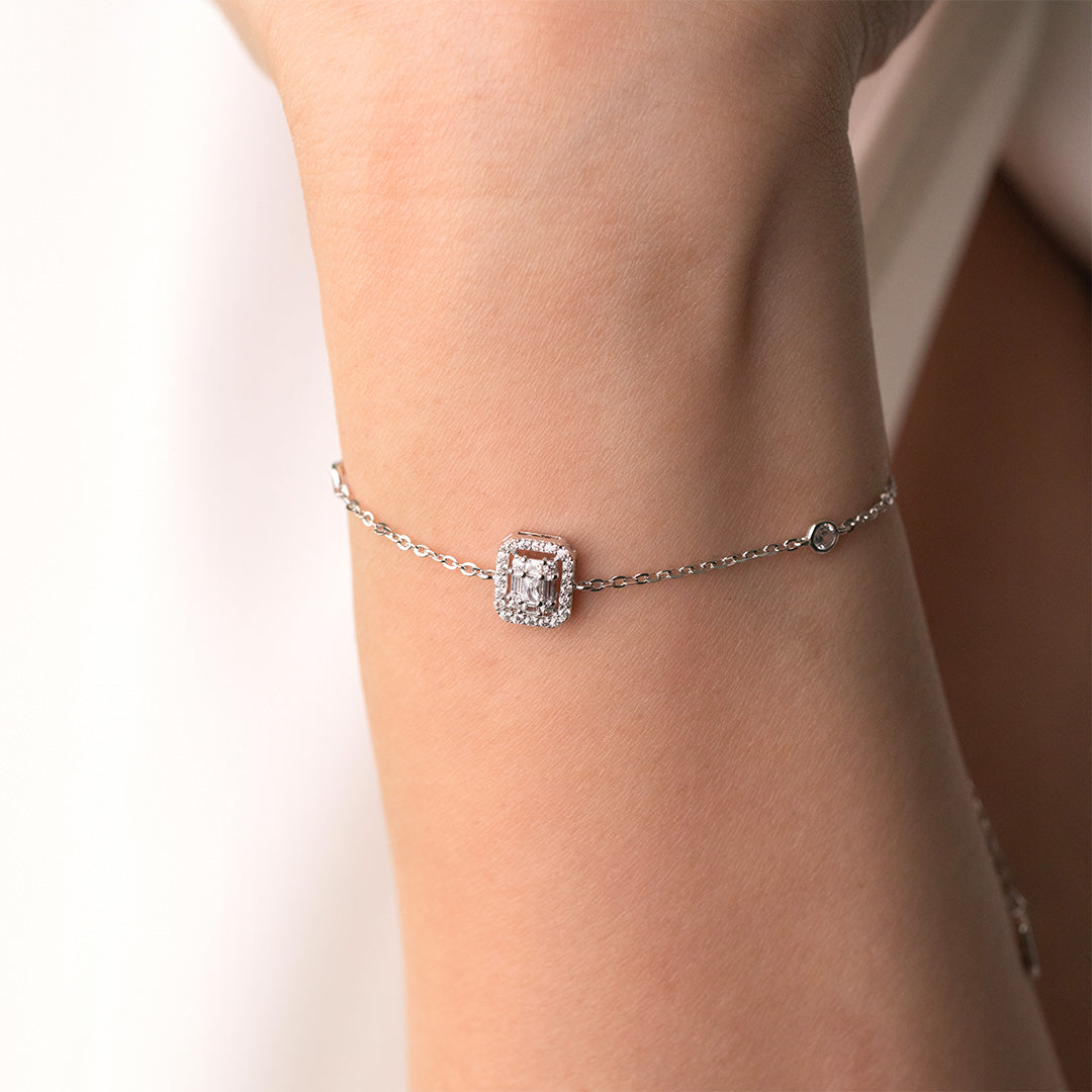 Rectangular Brilliance Bracelet