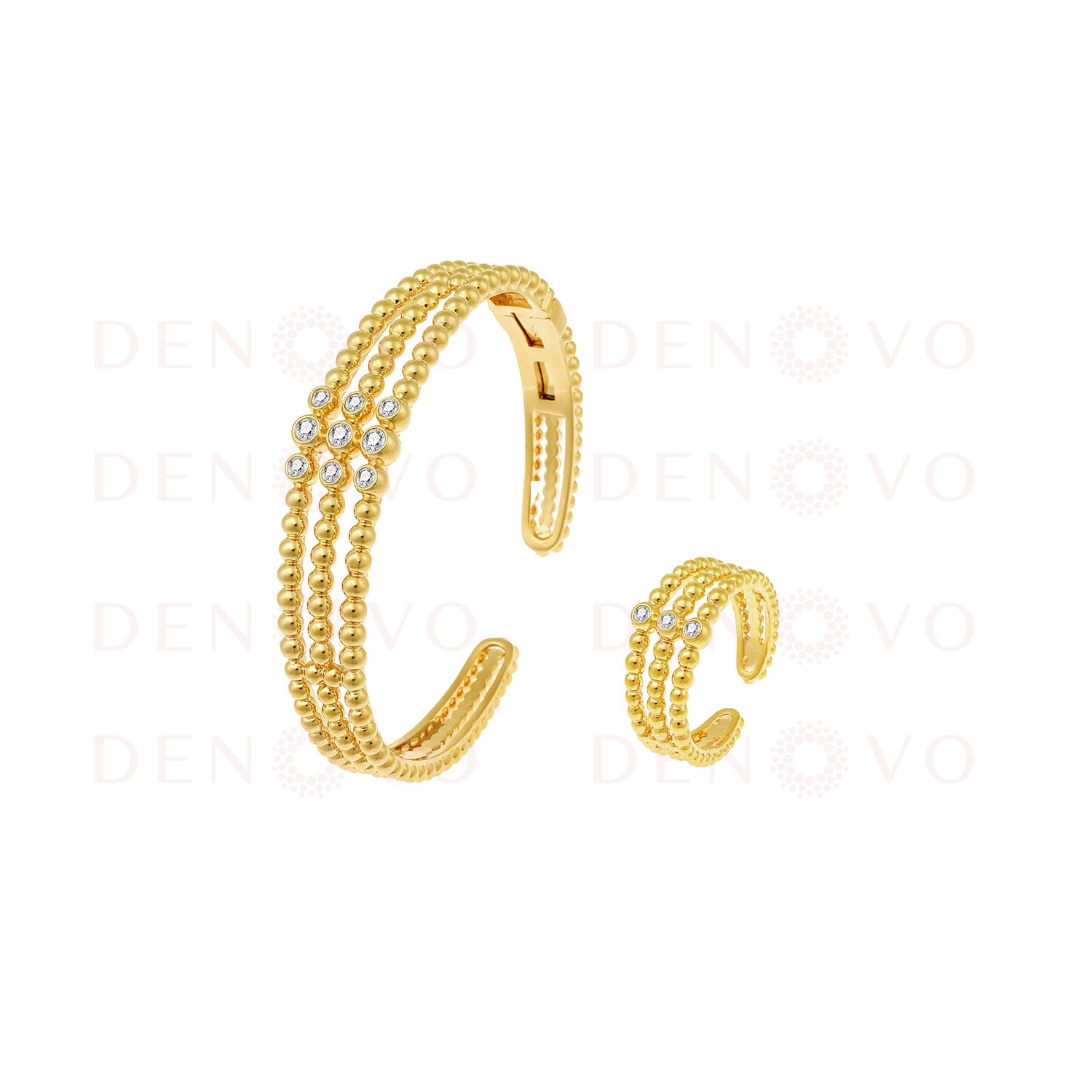 Qubba Trio Bangle Set