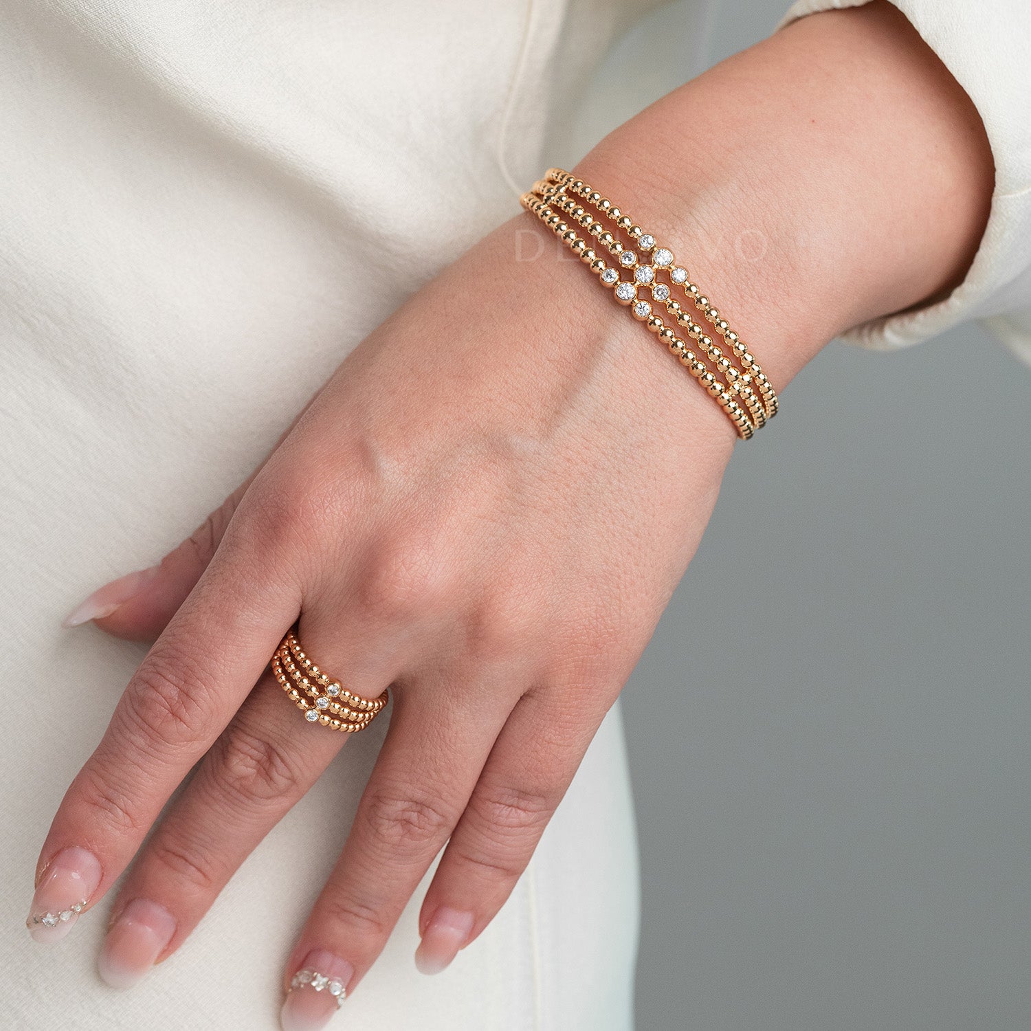 Qubba Trio Bangle Set