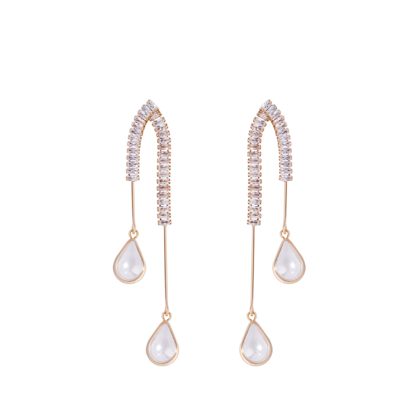 Pearl Arc Perfection Earrings