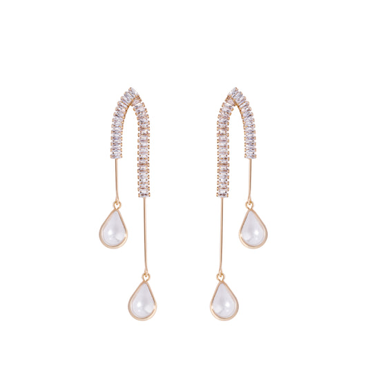 Pearl Arc Perfection Earrings