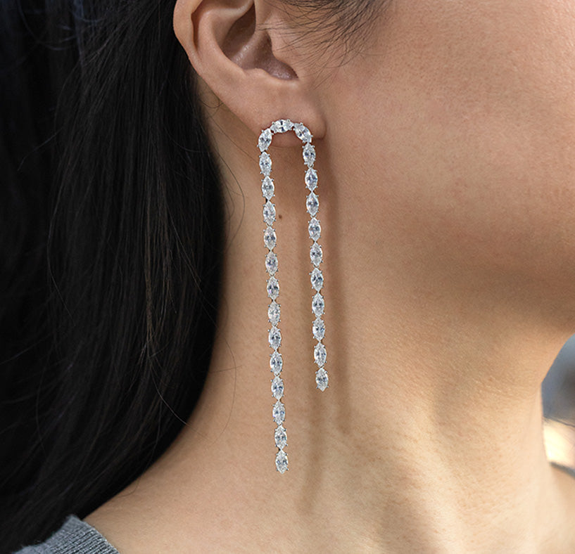 Crystal Cascade Earring