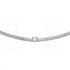 Diamond necklace on a white background