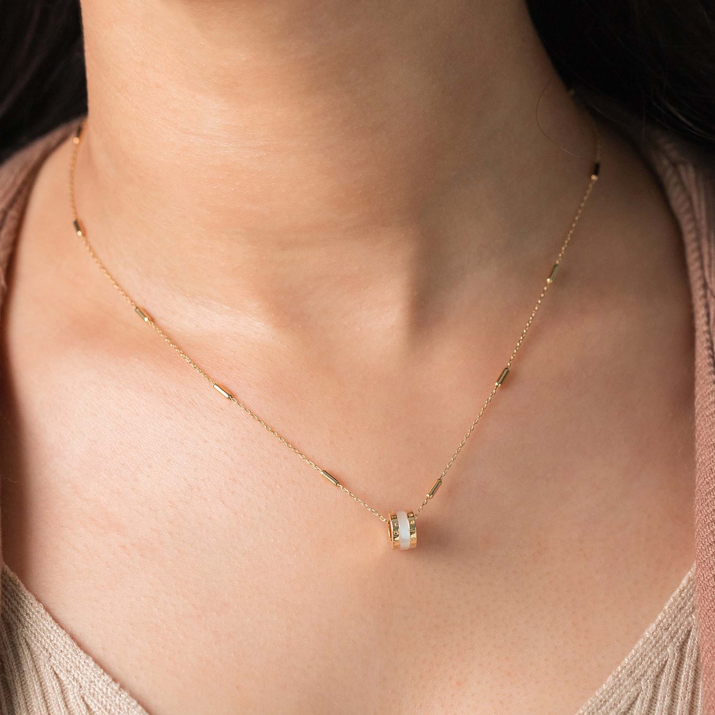 Golden Orbit Necklace