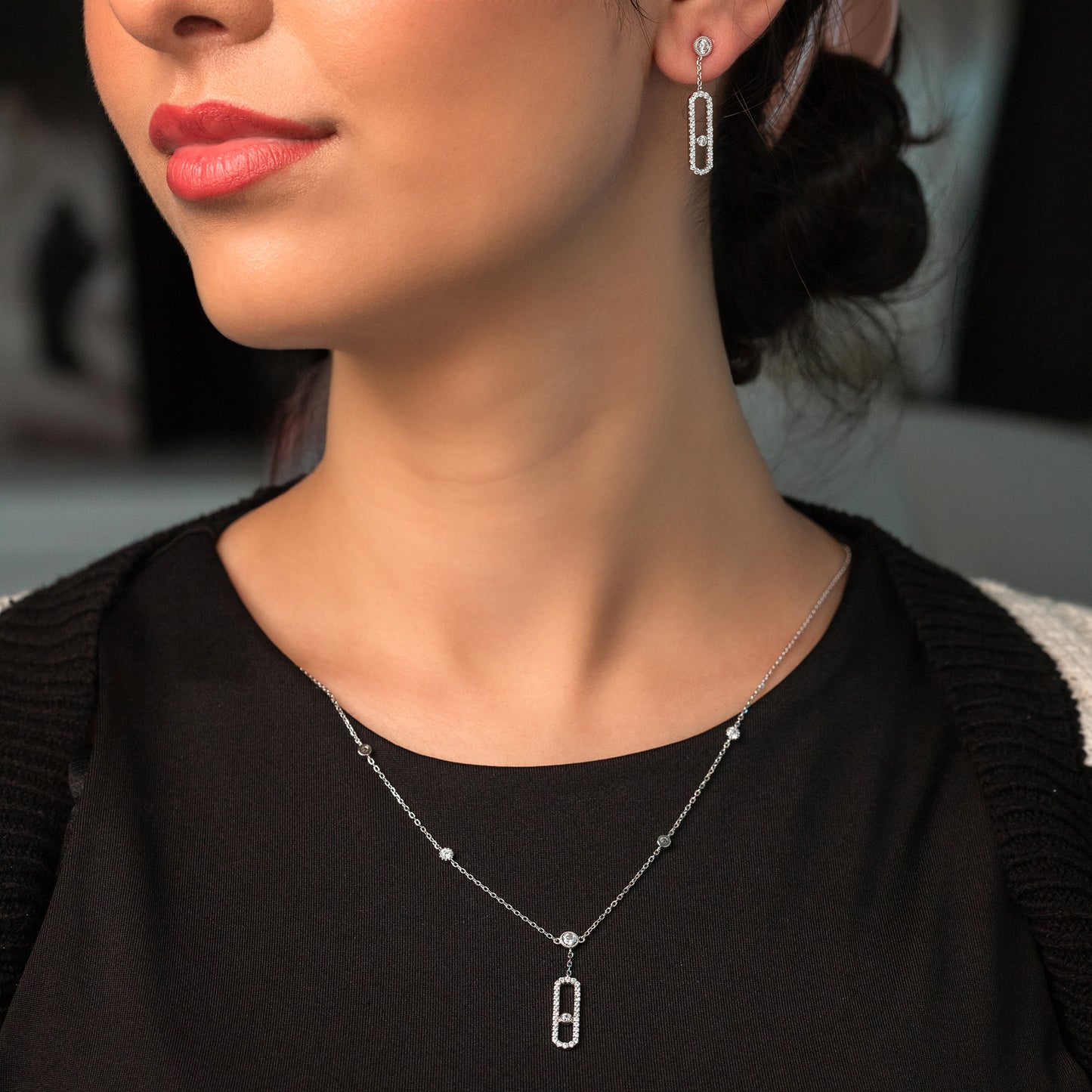 Sleek Sophistication Necklace Set