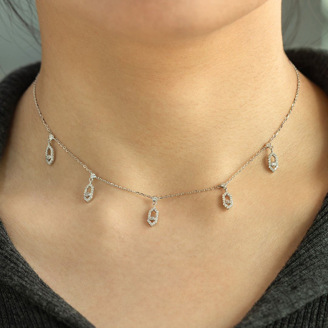 Sleek Pointed Choker