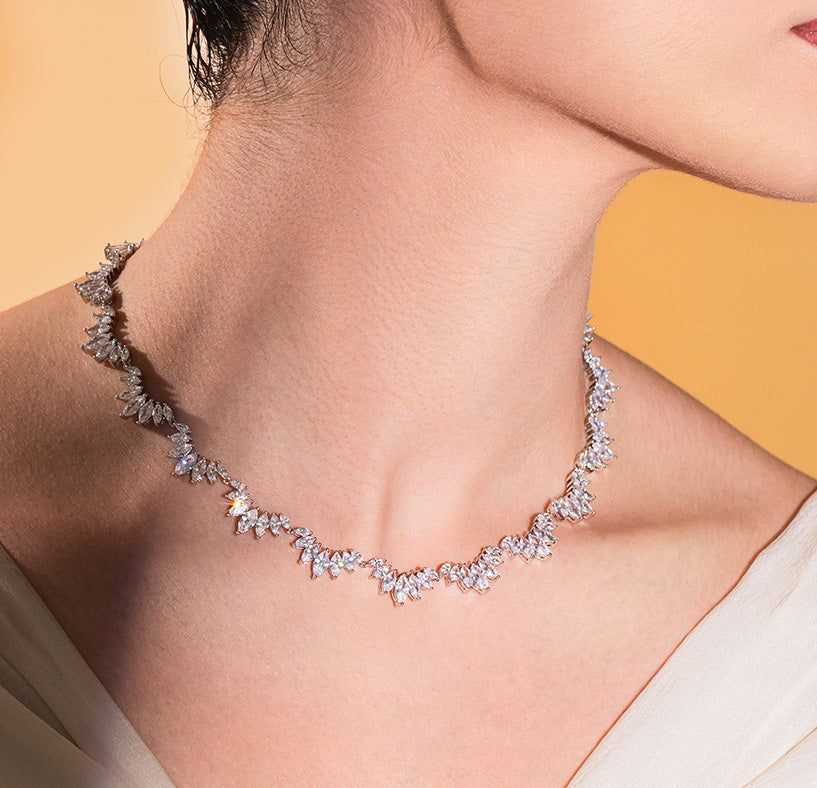 Angular Crown Snoon Necklace