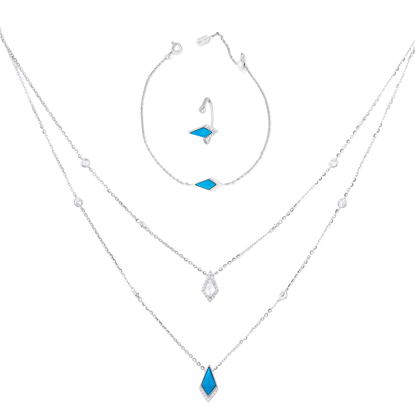 Tranquility turquoise set