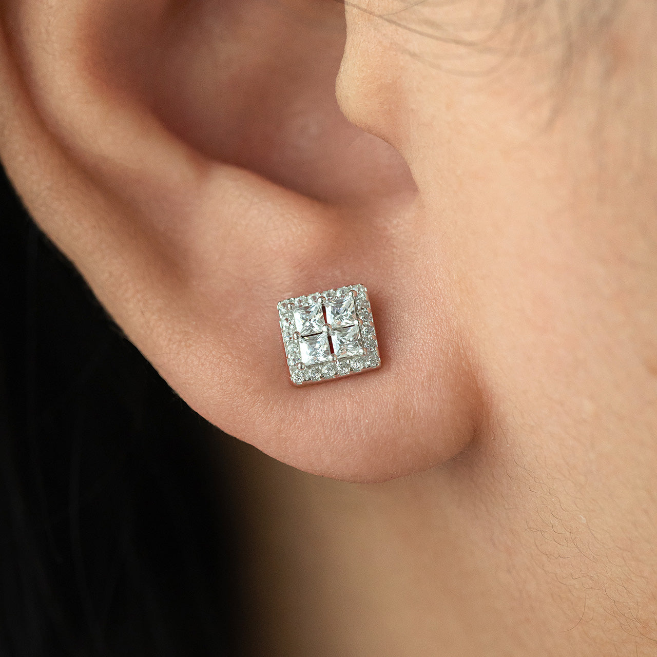 Mystic Square Earring