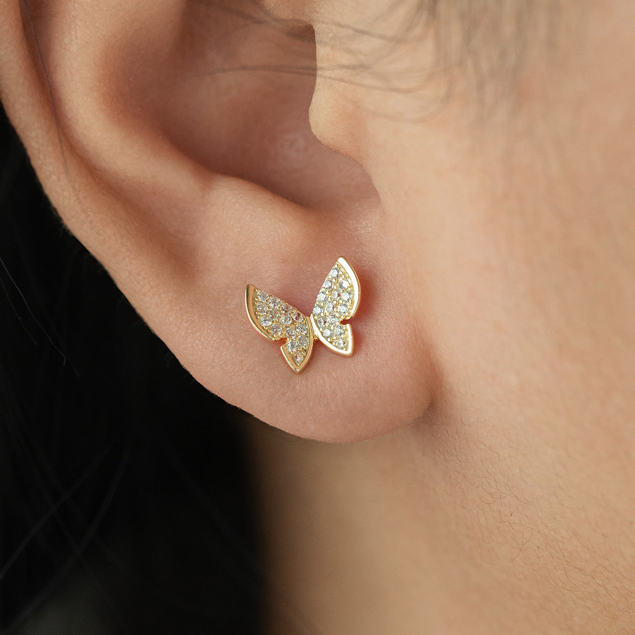 Shiny Wing Earring