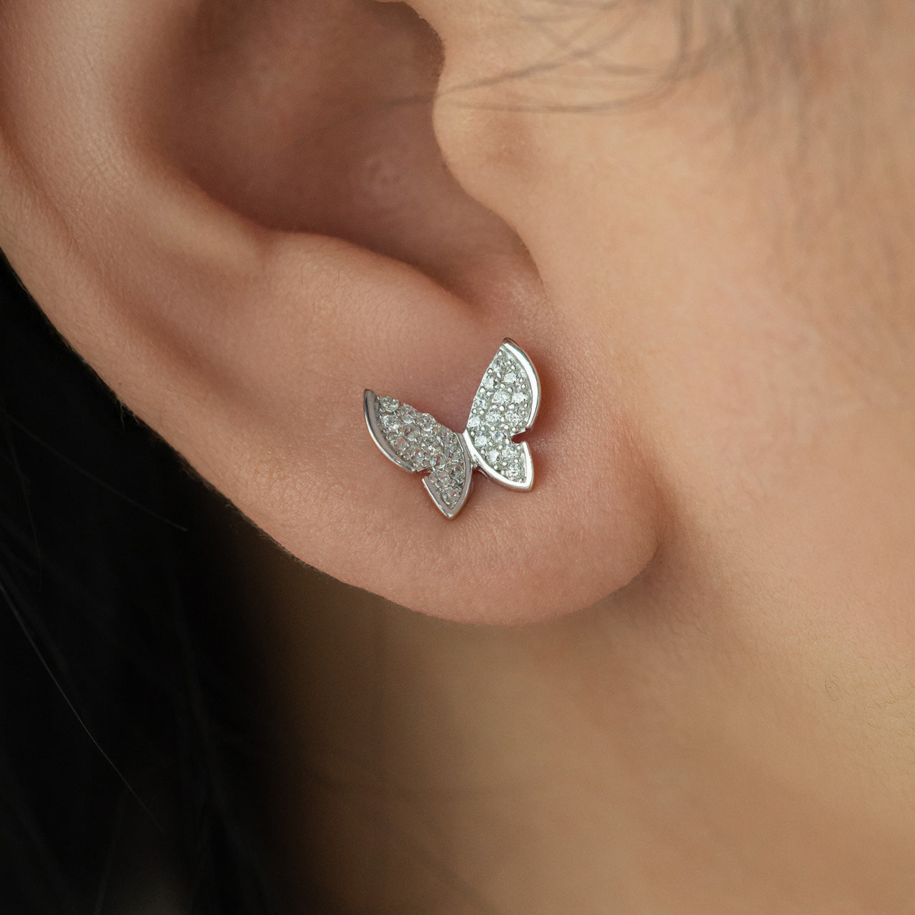 Shiny Wing Earring