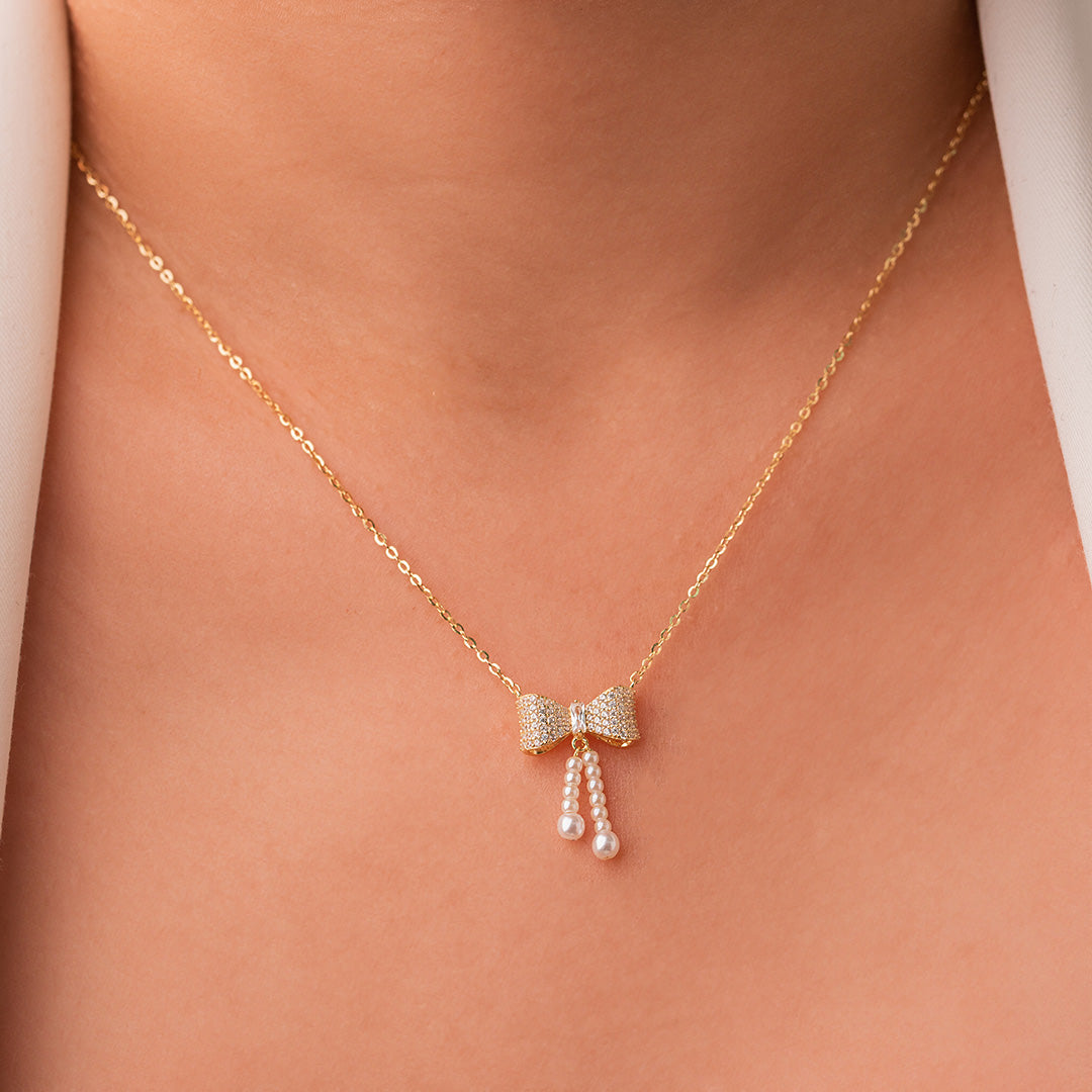 Ribbon Serenade Necklace