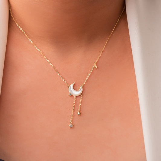 Crescent Glow Necklace