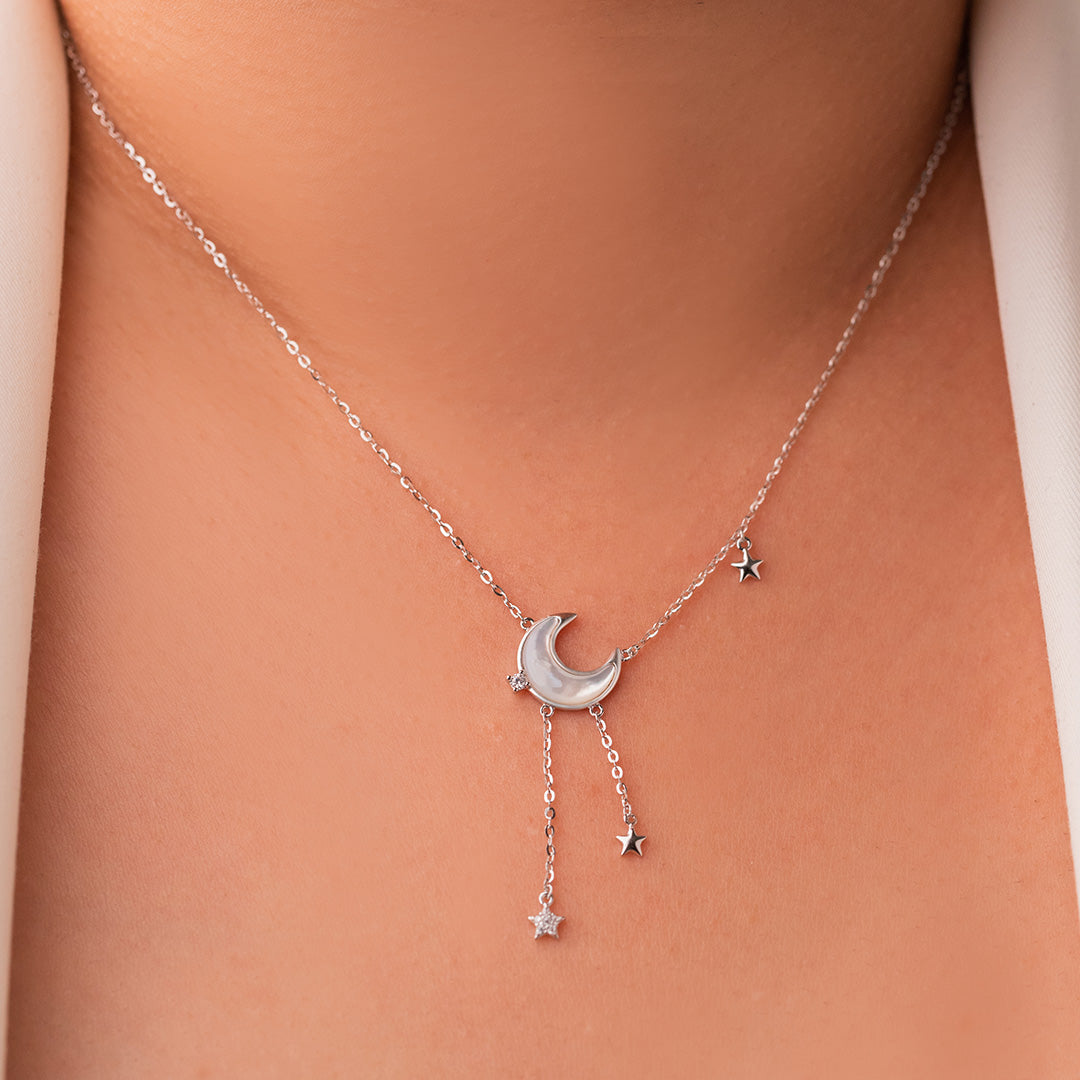 Crescent Glow Necklace