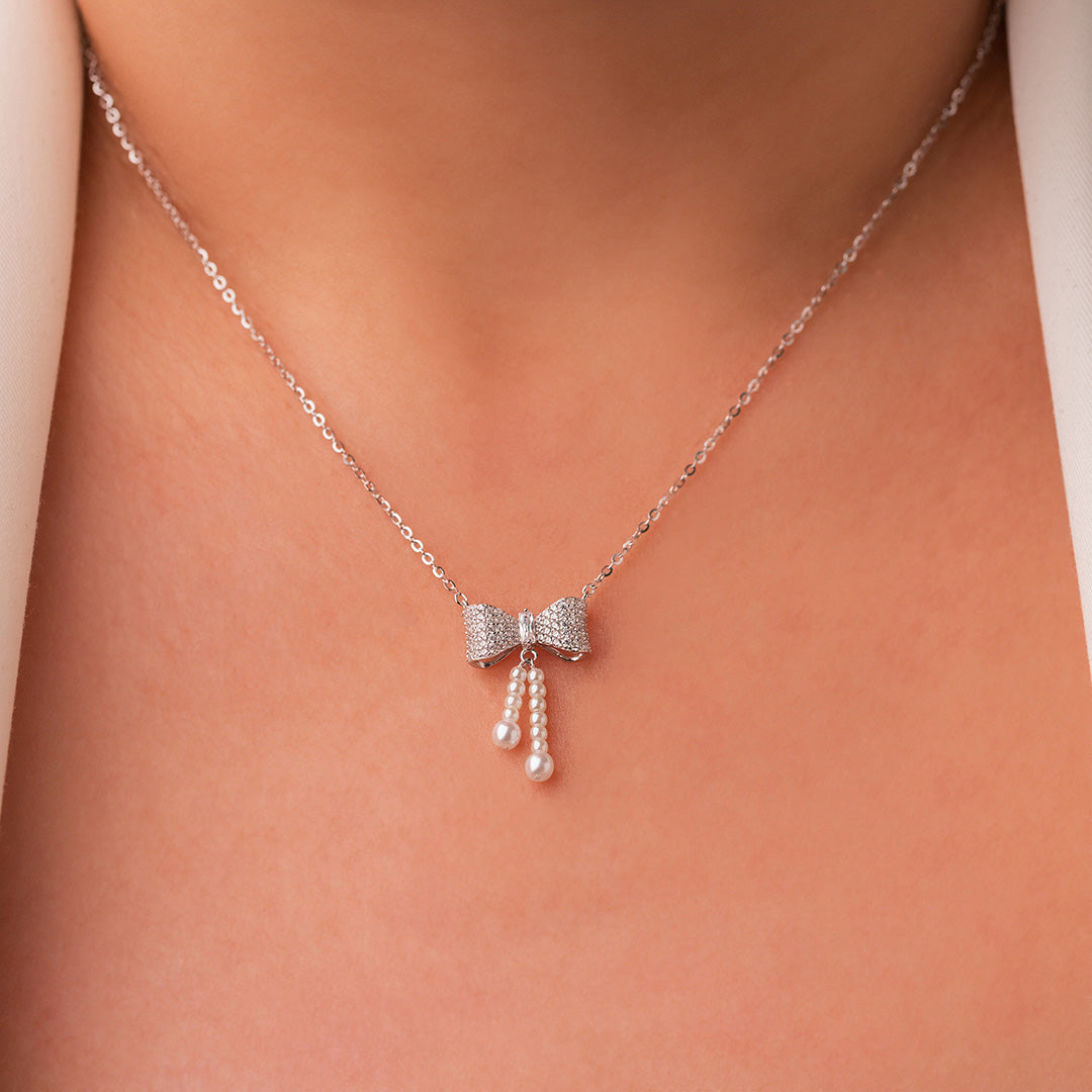 Ribbon Serenade Necklace