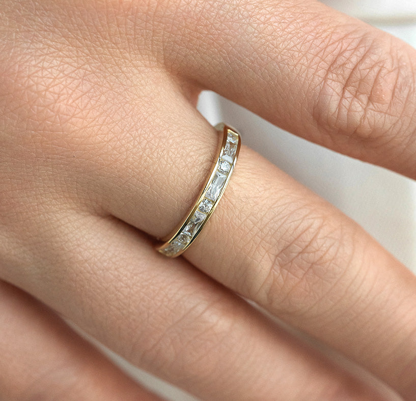 Crystal Line Ring