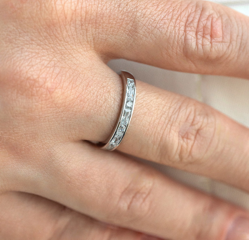 Crystal Line Ring