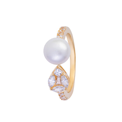 Graceful Pearl Ring