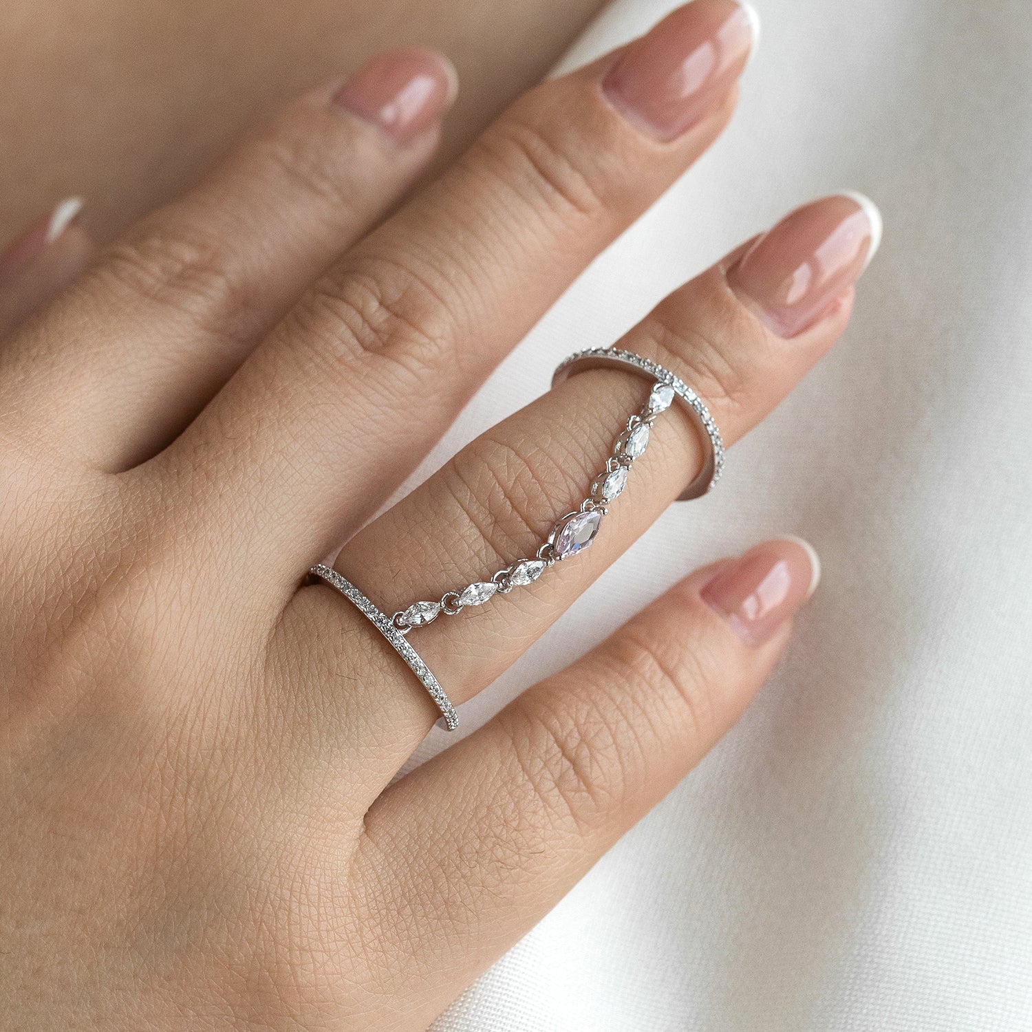 Linked Snoon Ring