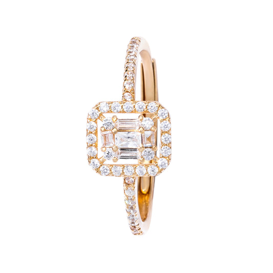 Gleaming Baguette Ring