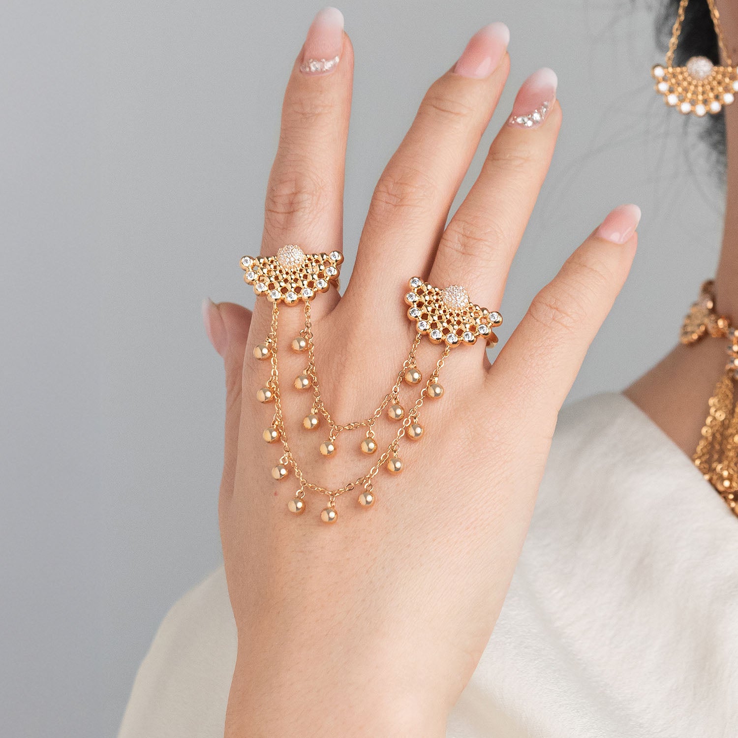 Qubba Heritage Chain Rings