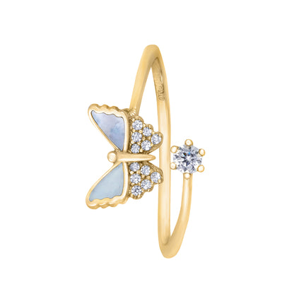 Whimsical Butterfly Ring