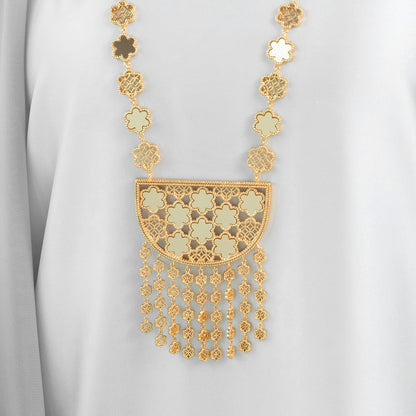 Blossom Golden Long Chain Set