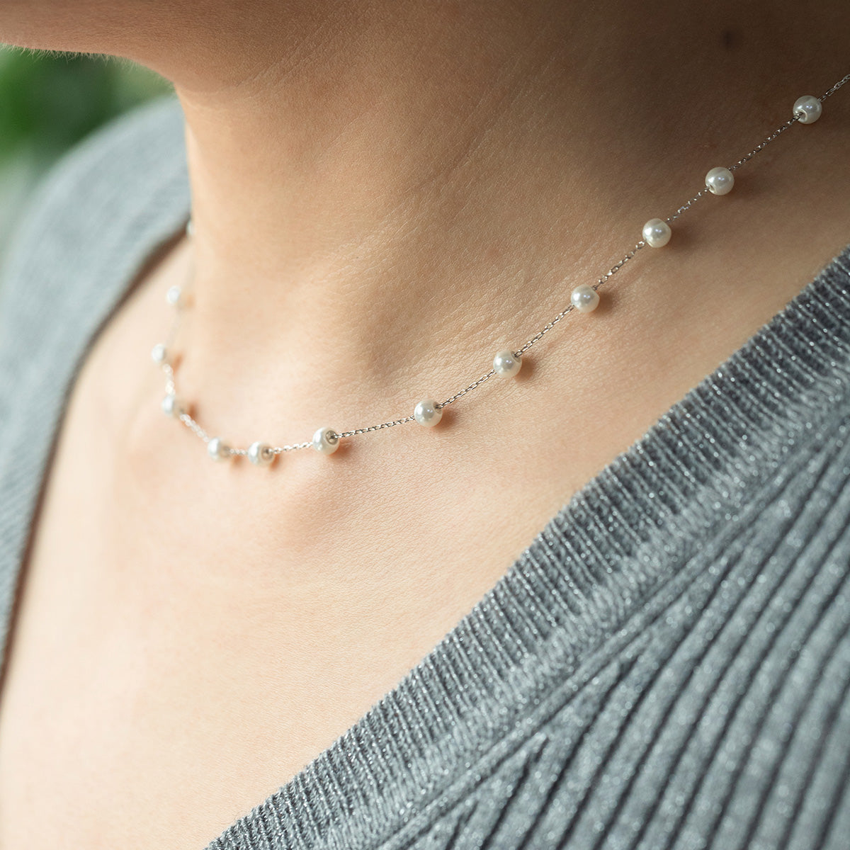 Pearly Serene Necklace Set