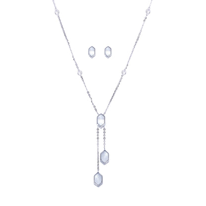 Geometric Elegance Necklace Set