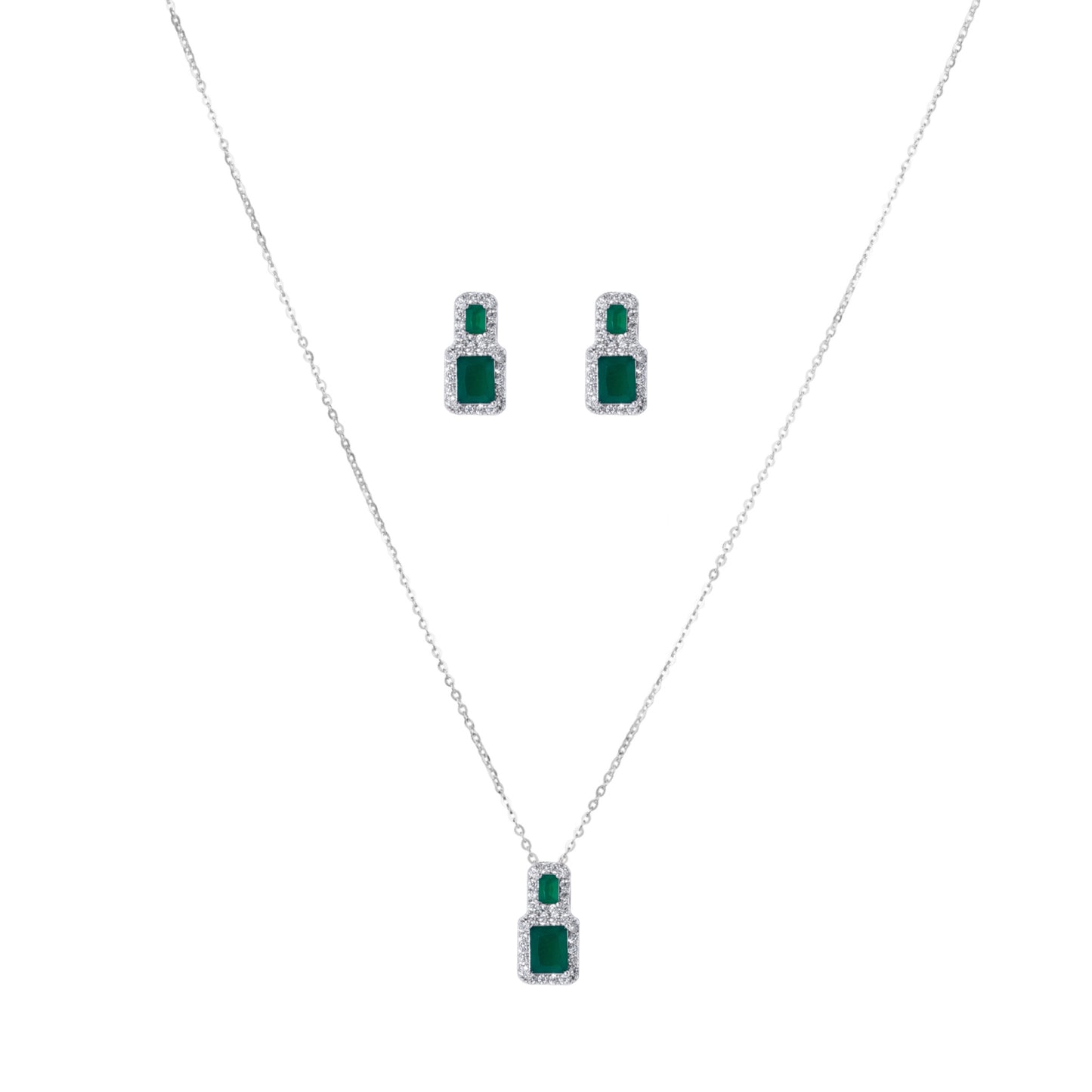 Enchanted Emerald Necklace Set