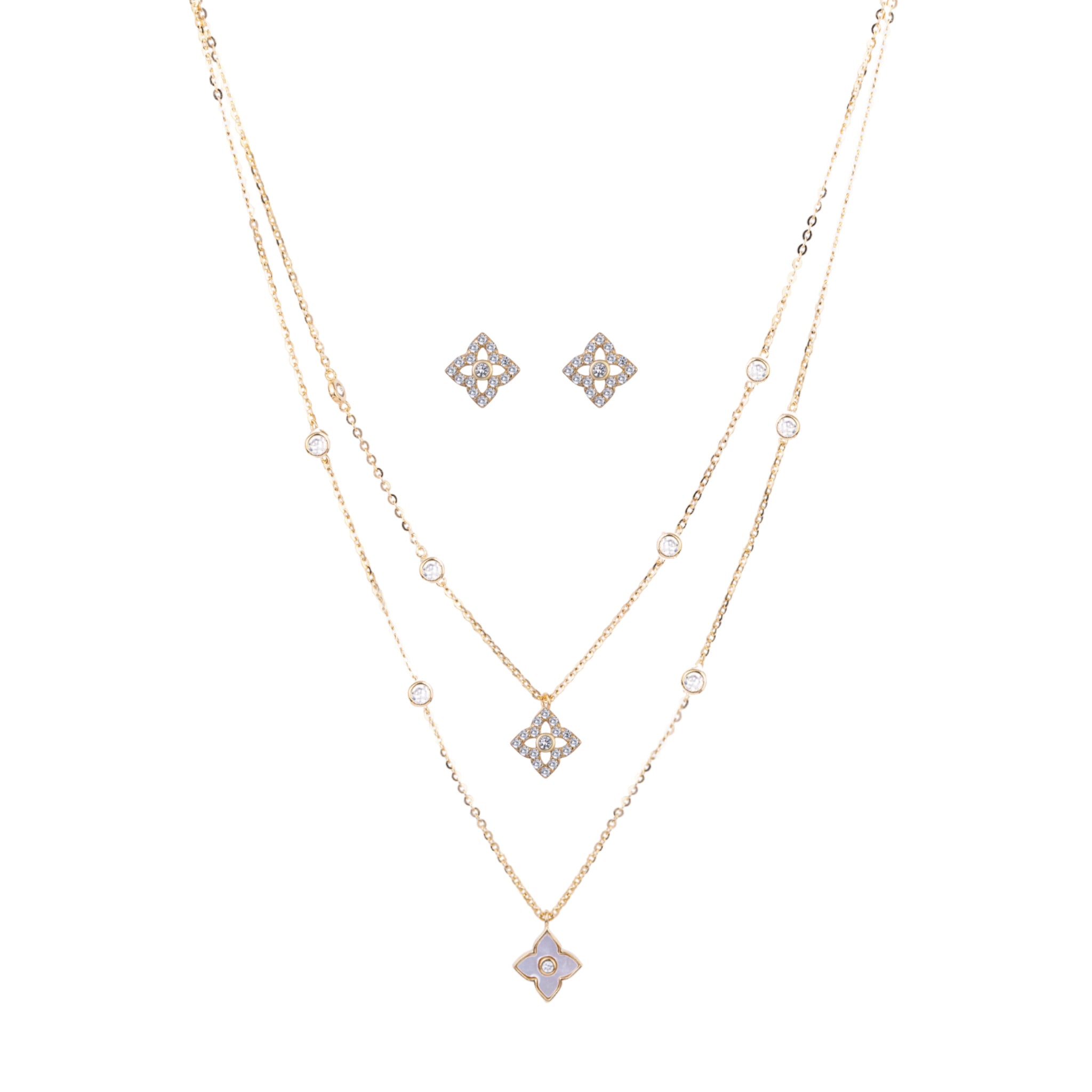 Floral Necklace Set
