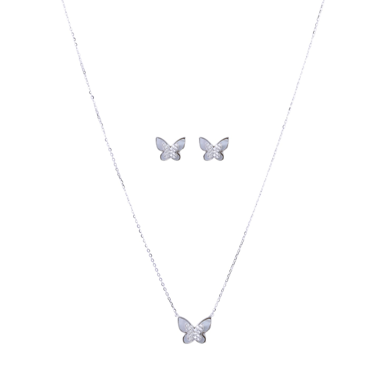 Timeless Wings Butterfly Necklace Set