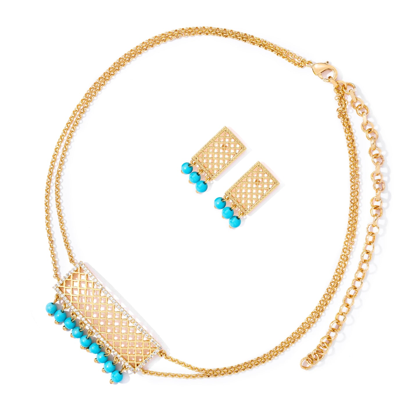 Elegant Arabesque Choker Set