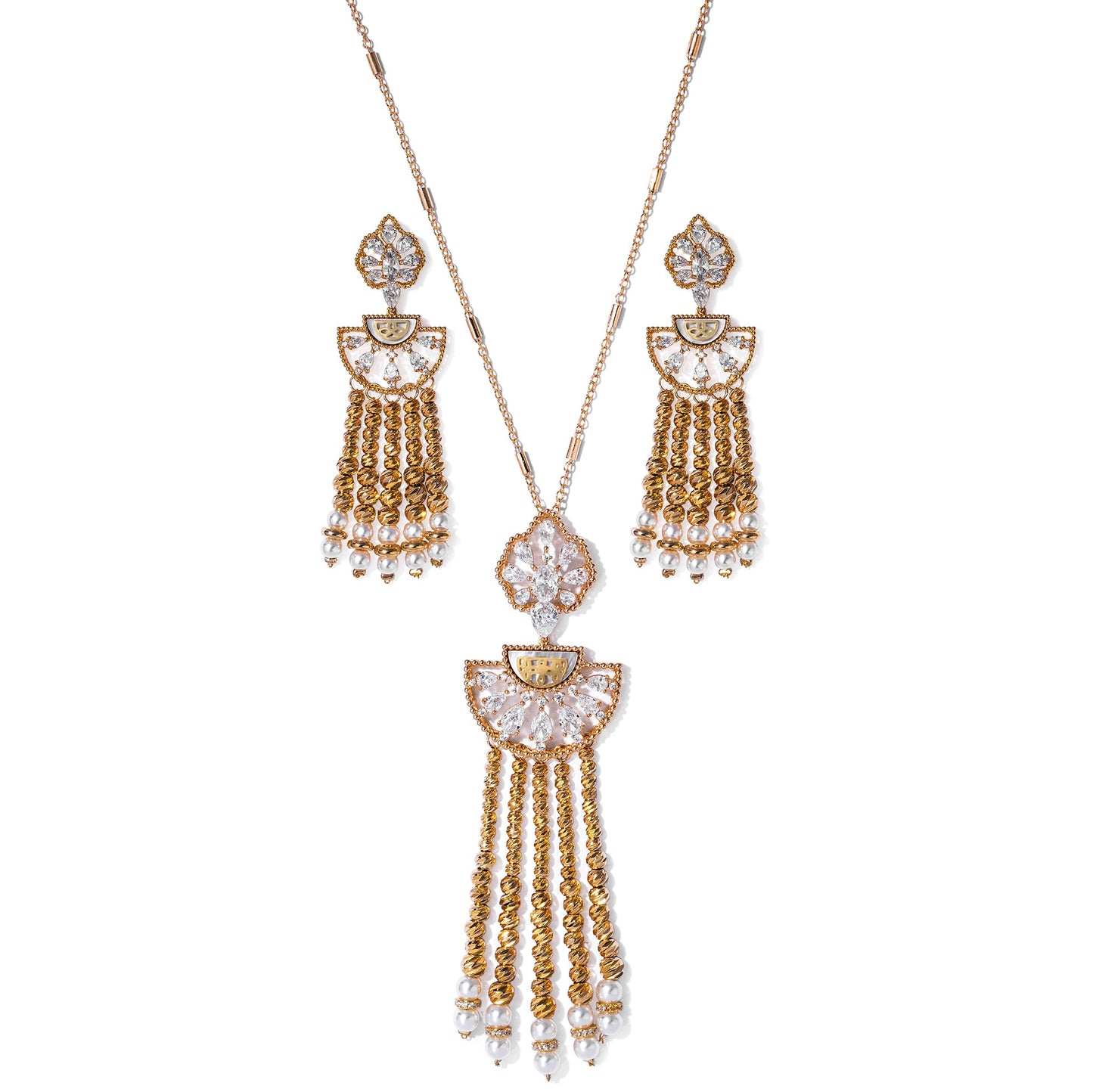 مجموعة Beaded Opulence The Long Chain