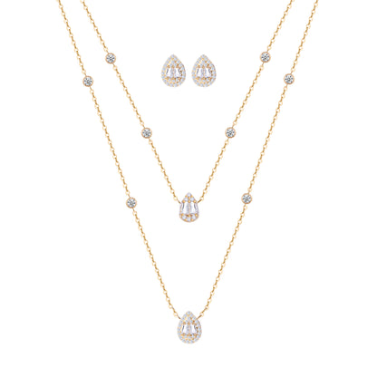 Opulence Baguette Necklace Set