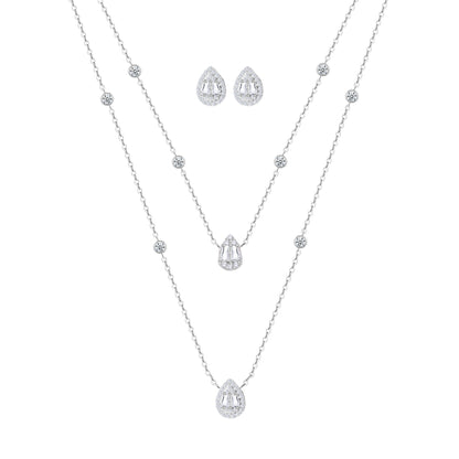 Opulence Baguette Necklace Set