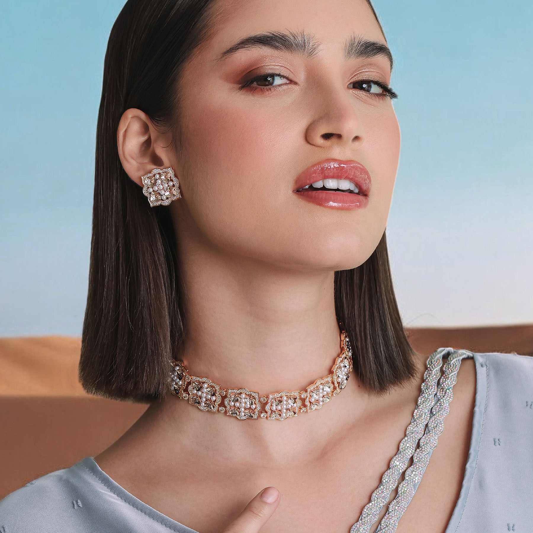Zahra Choker Set