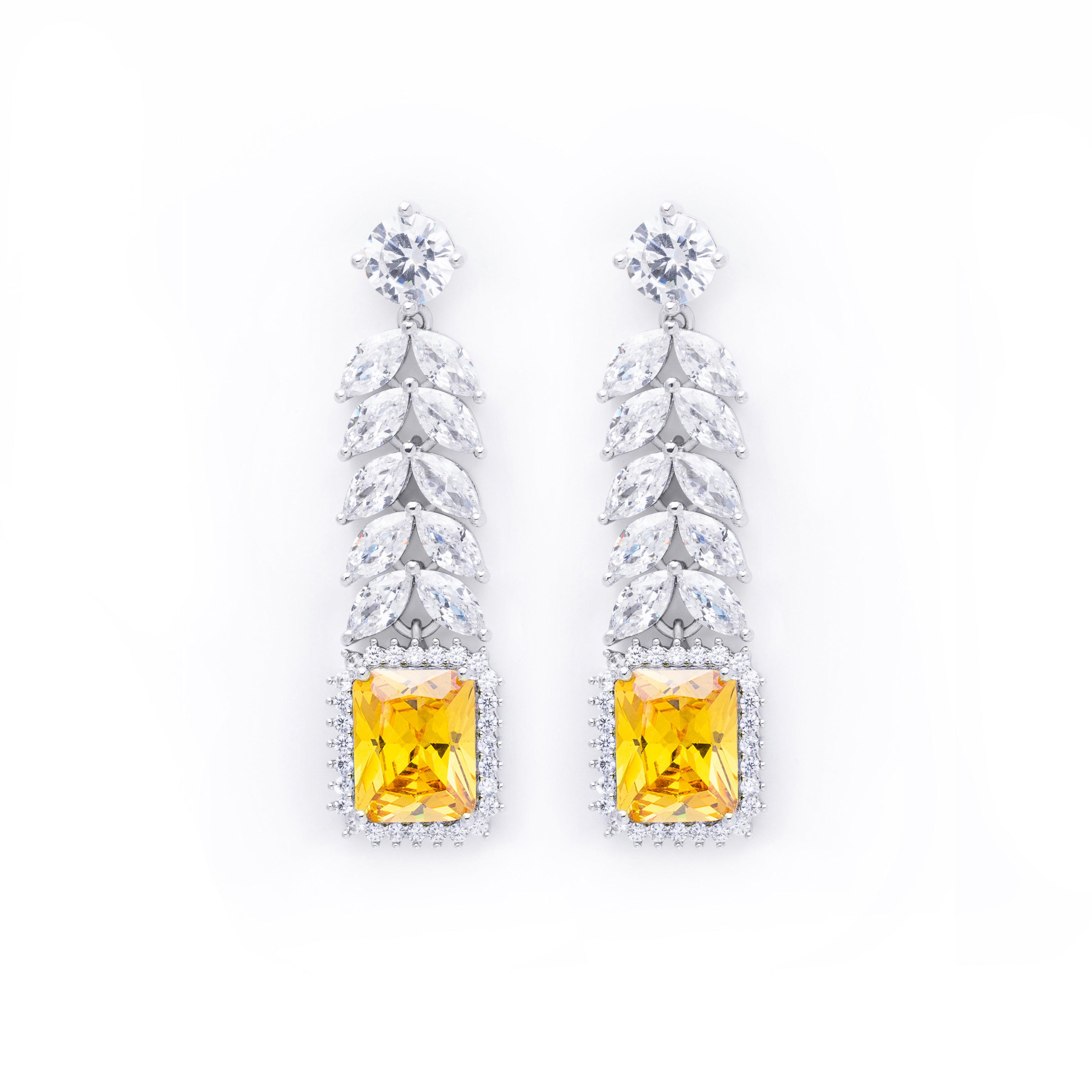 Foliage Emerald Earrings